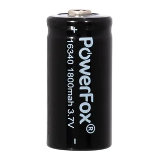 PowerFox 16340-Akkus 1800 mAh für Laserpointer – Produktfoto 2