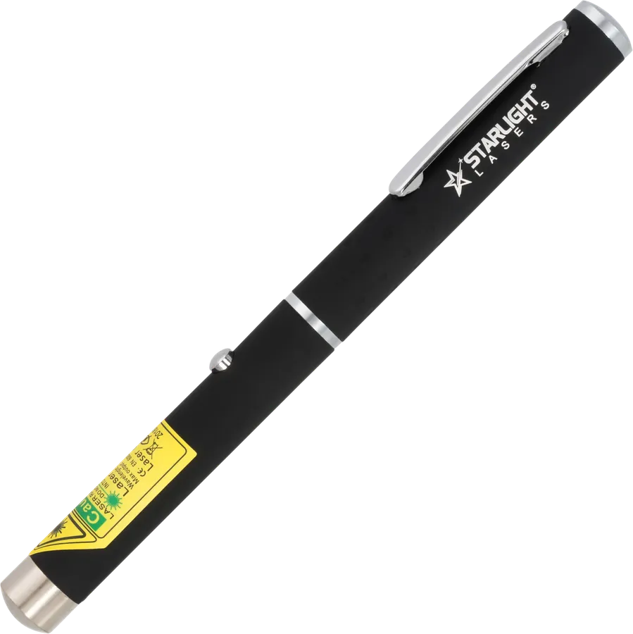Grüner Laserpointer-Stift Starlight Lasers X1 mit Clip