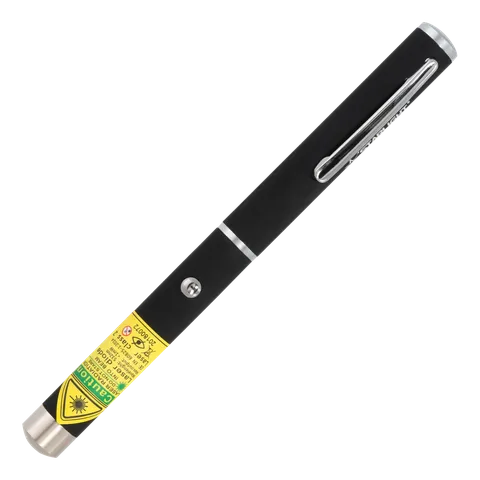 Grüner Laserpointer-Stift X1 von der Seite gesehen