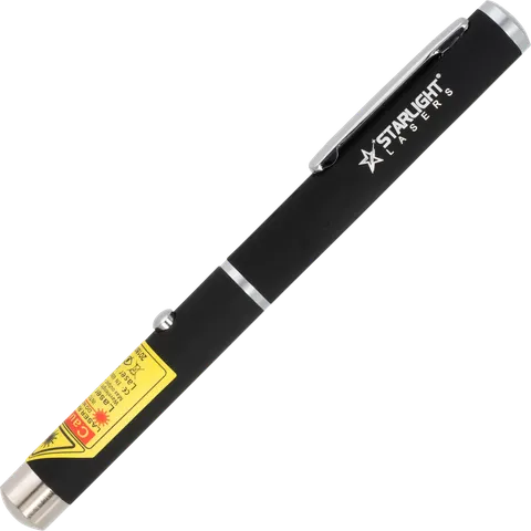 Roter Laserpointer-Stift M1 schräg von vorn gesehen