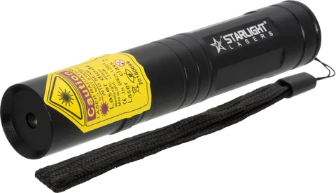 Kompakter violetter Laserpointer V2 Pro mit Handschlaufe