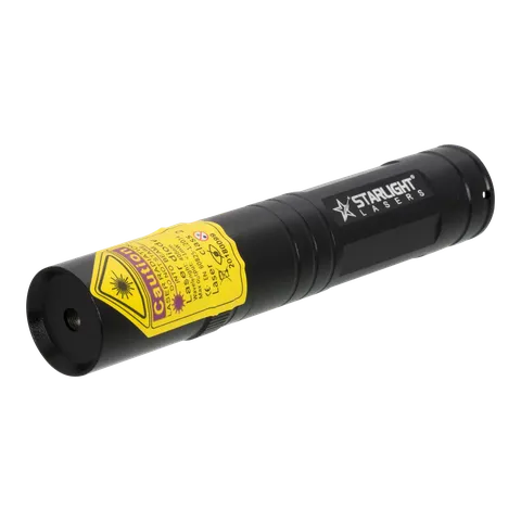 Kompakter violetter Laserpointer V2 Pro von der Seite gesehen